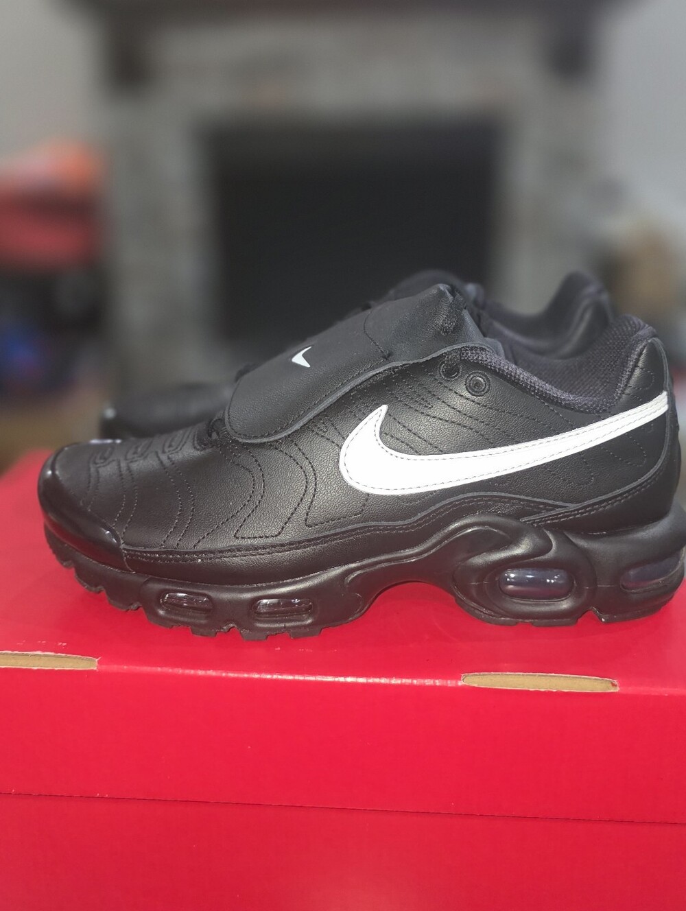 Nike Air Max Plus Tiempo Black White Sneakers